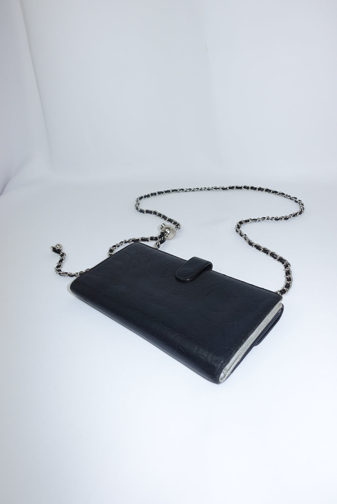 131. Chanel Re-Worked Flap W.O.C. Camellia Limited Edition