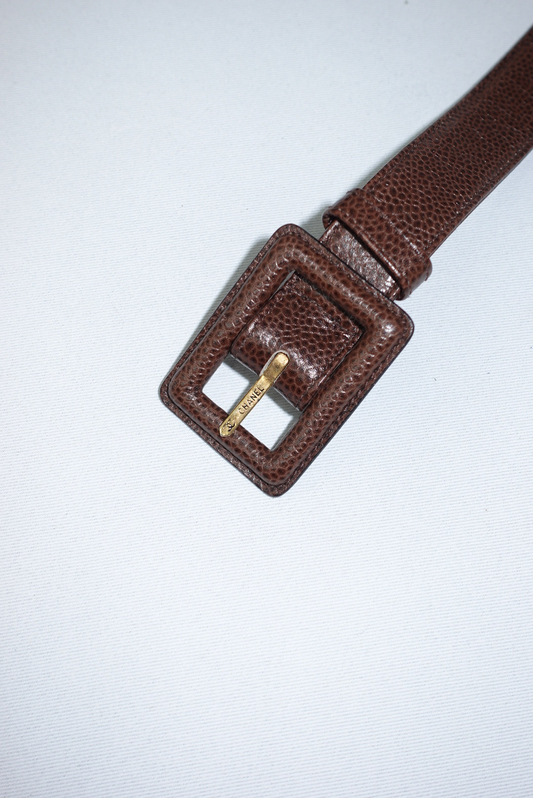 Chanel Vintage Chocolate Brown Timeless Belt Bag