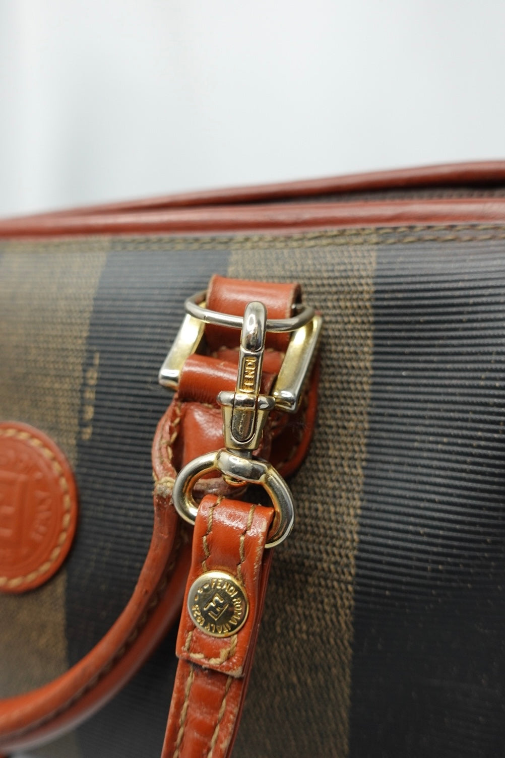 028. Fendi S.A.S Vintage Mini Bauletto