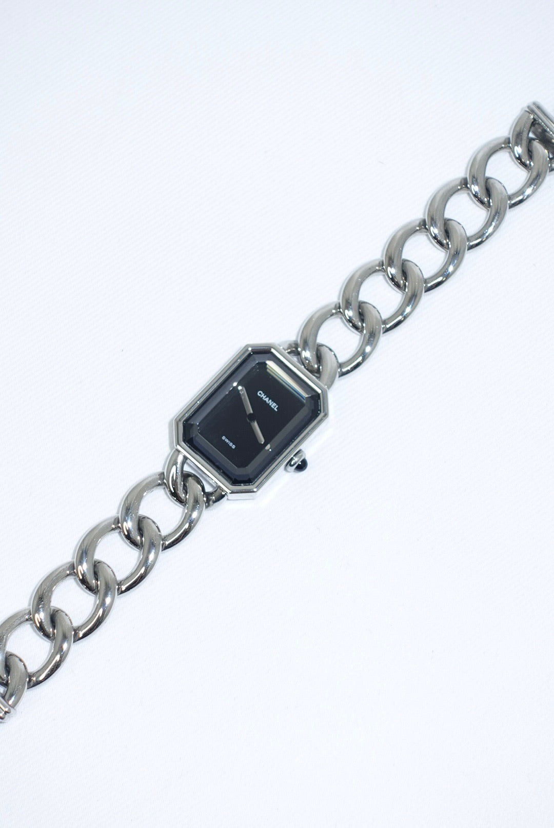 Chanel Vintage Watch Premiere L 20mm 1987 Silver