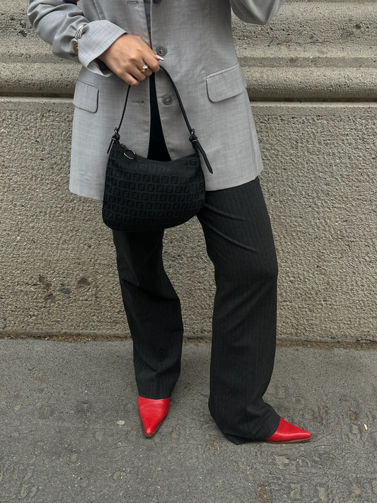 Red Western Vintage Mules 38