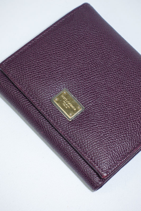 Dolce & Gabbana Small Plum Wallet