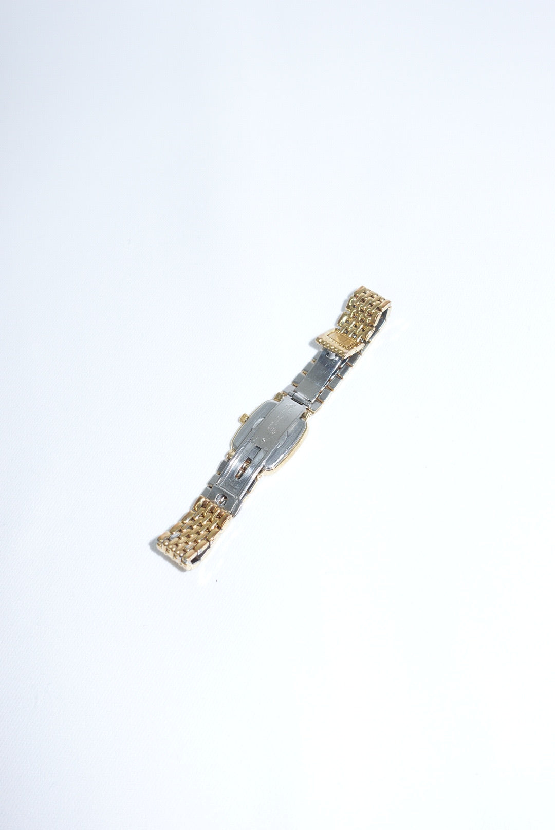 091. Omega Rectangular Small De Ville Gold Watch