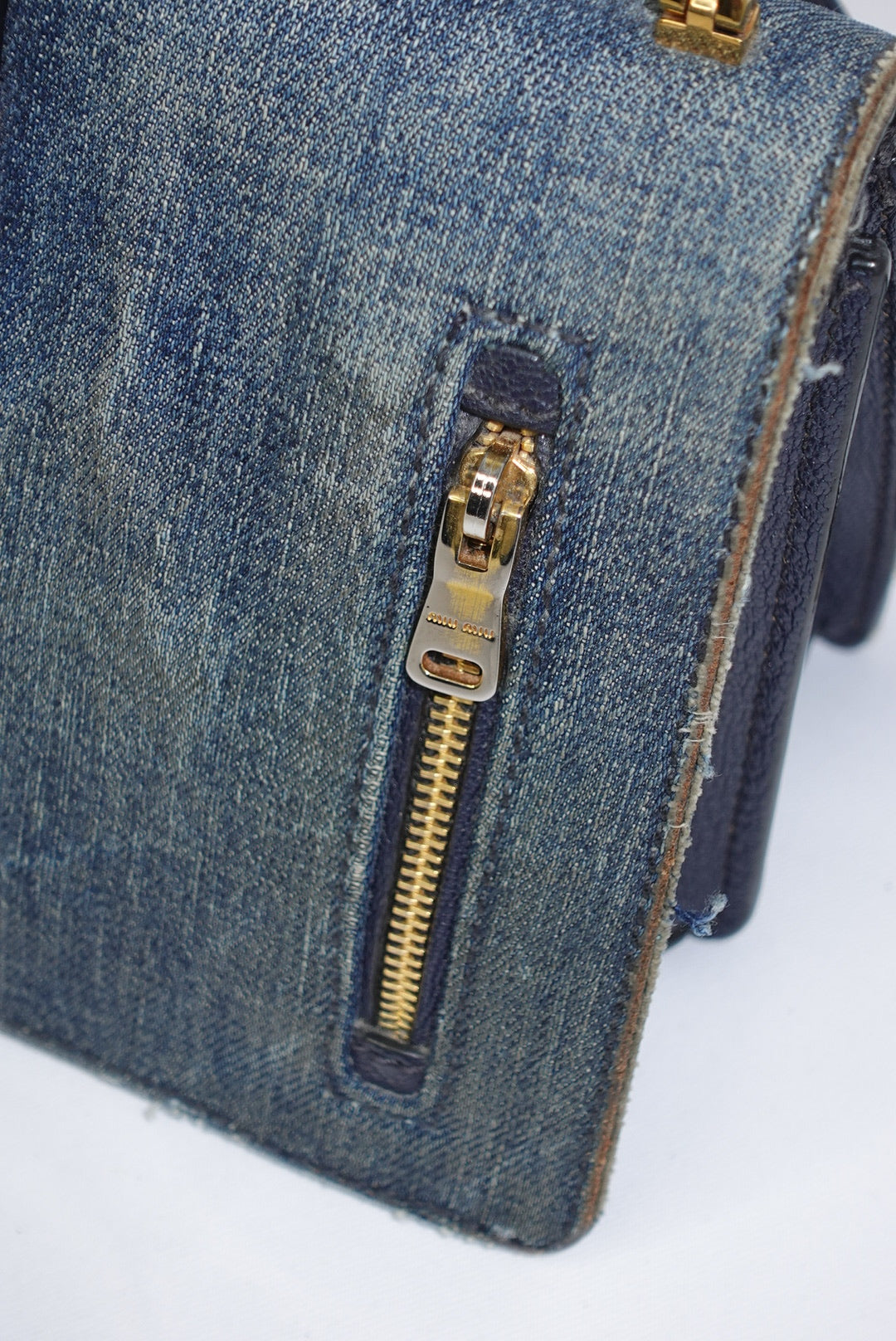 Miu Miu Denim Crossbody Bag
