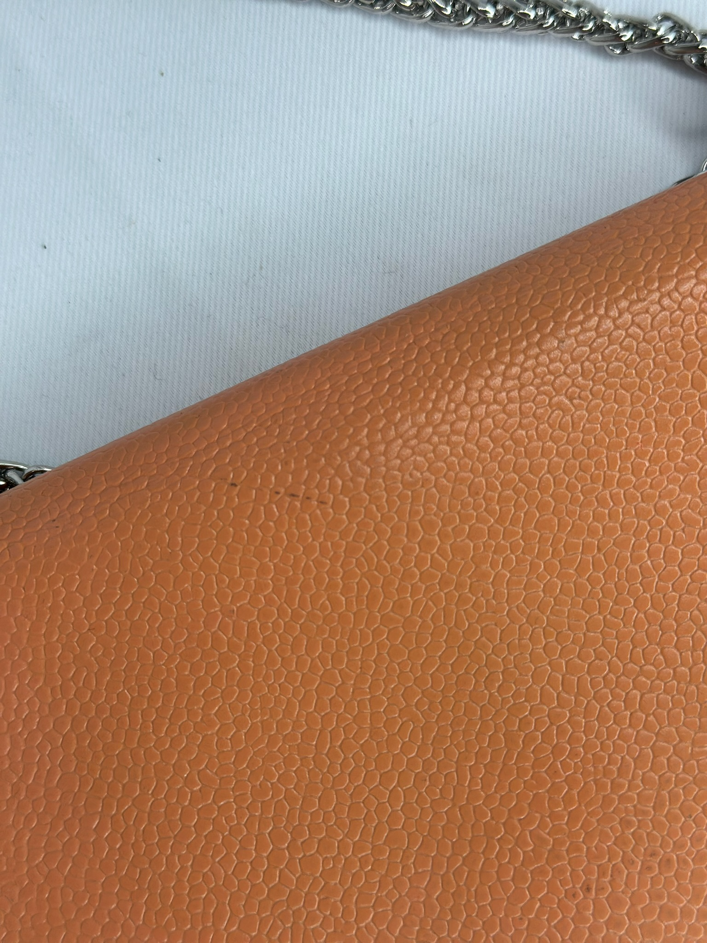 009. Re-Worked Chanel Salmon bifold W.O.C
