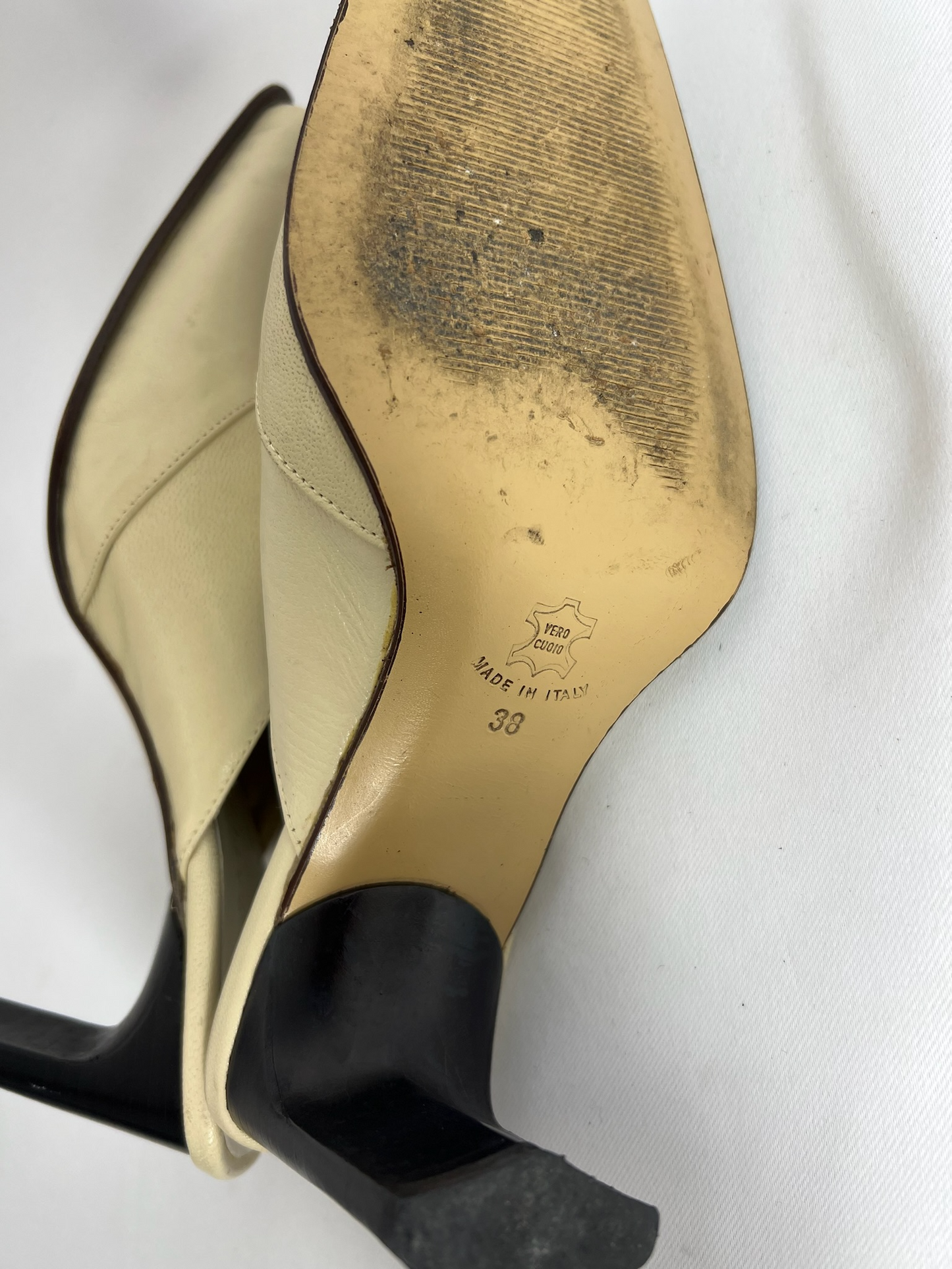 Vintage Mules Off-White 38