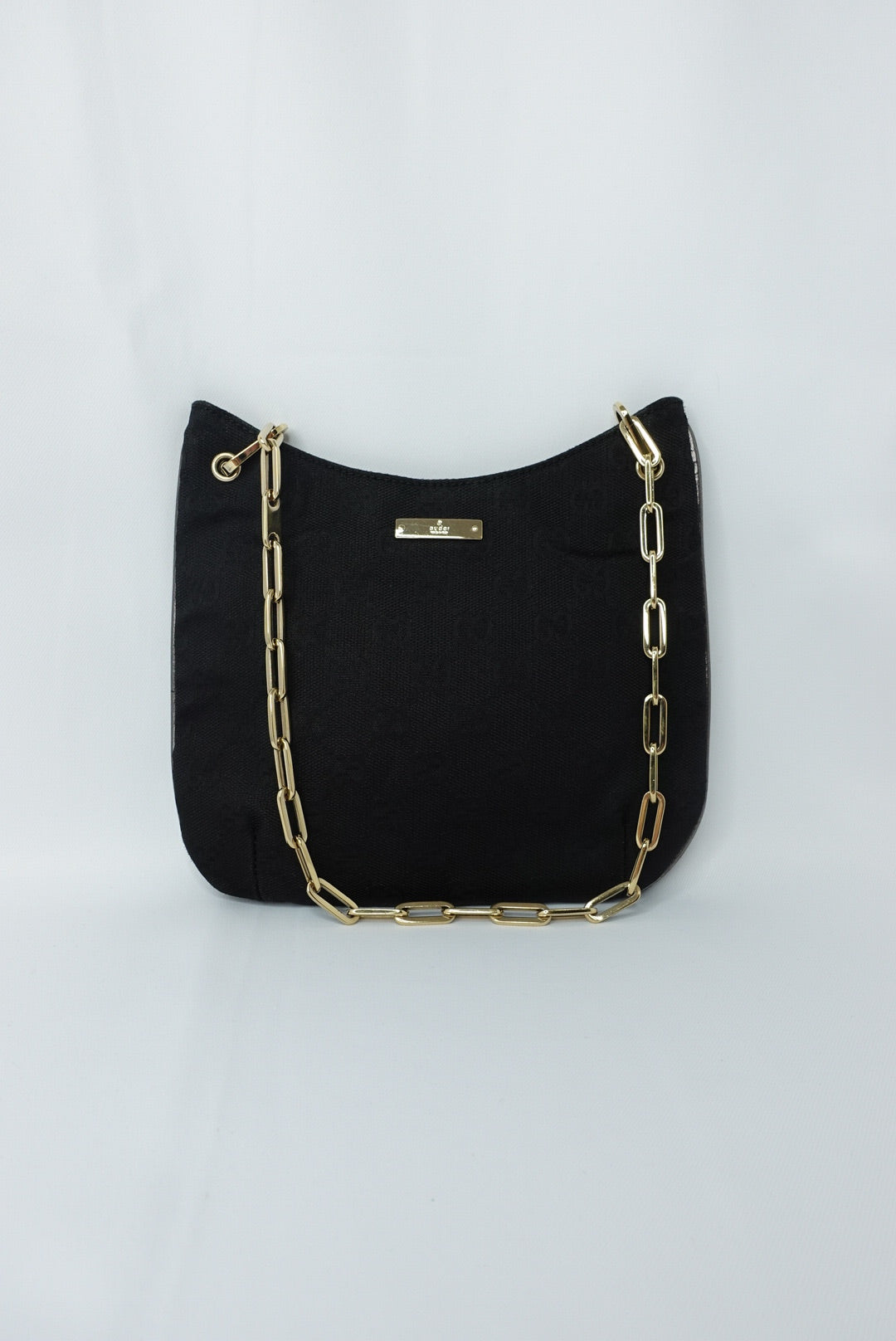 043. Gucci Black GG Canvas Mini tote Bag Tom Ford Era