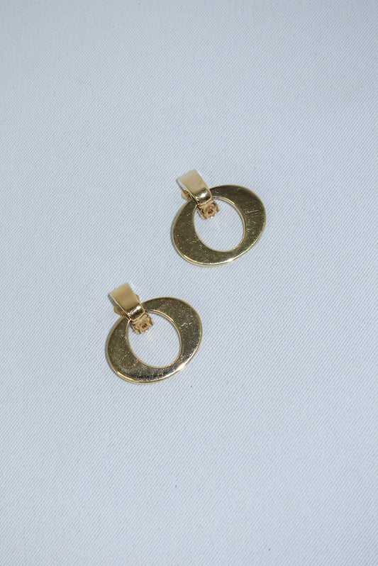 Christian Dior Oval Vintage Clip Earrings