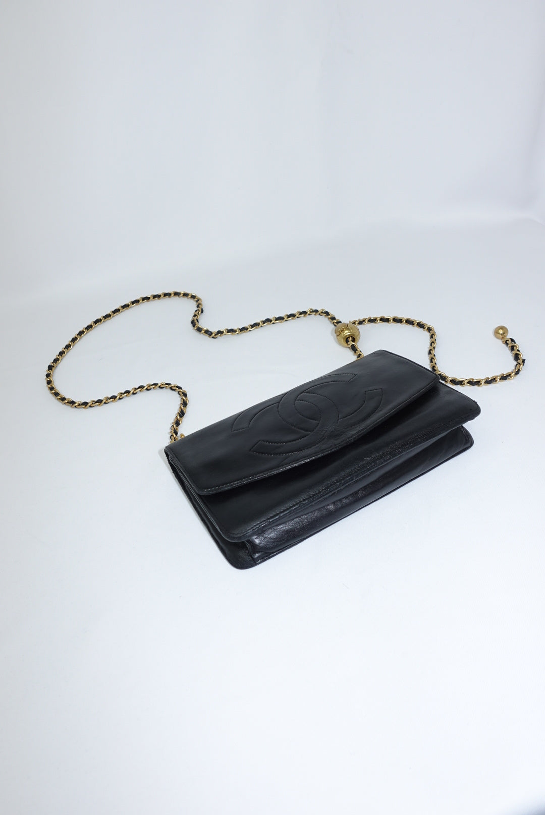 Re-Worked Chanel CC Flap Vintage W.O.C Lambskin
