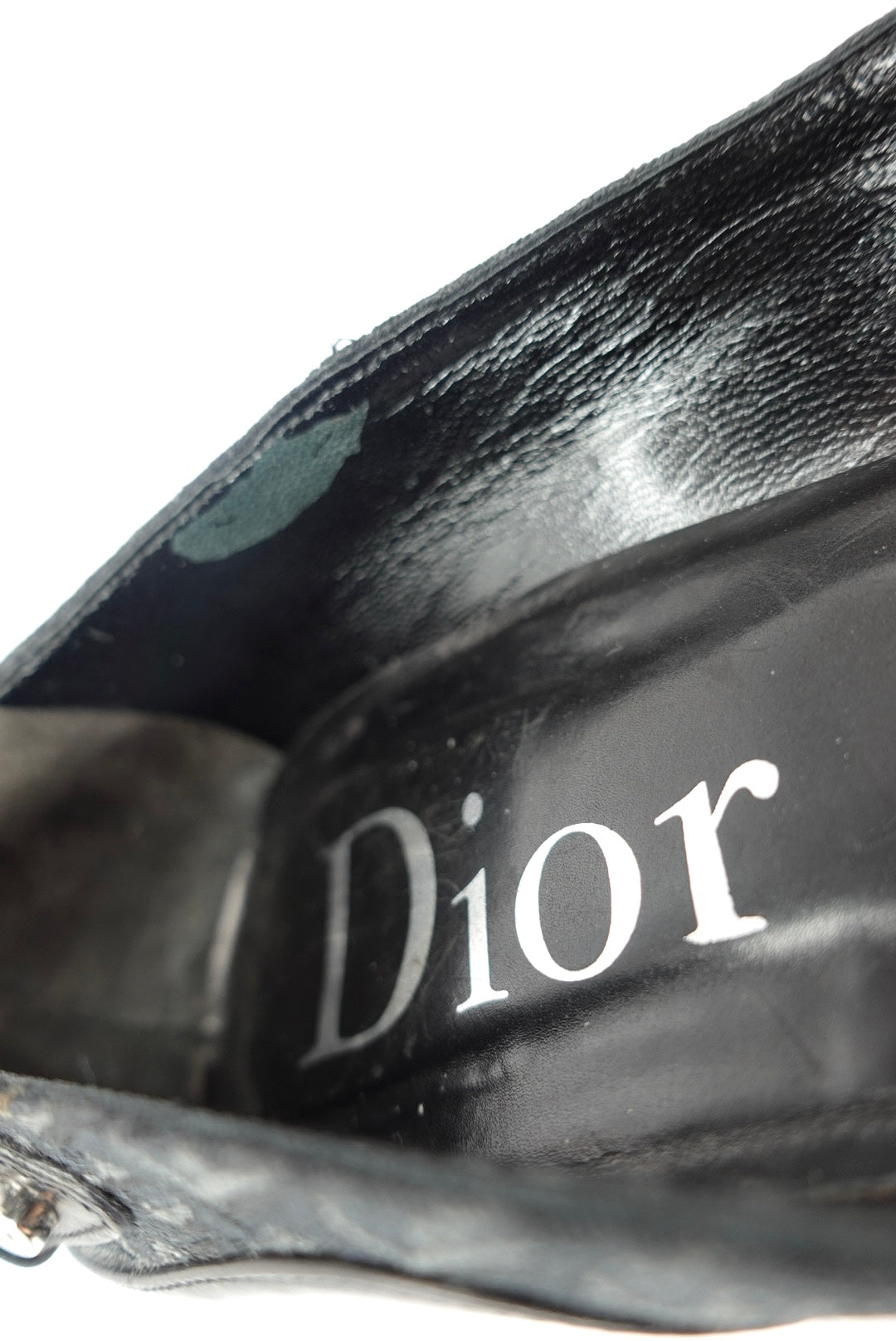 038. Christian Dior Vintage Pierced Monogram Decolletè