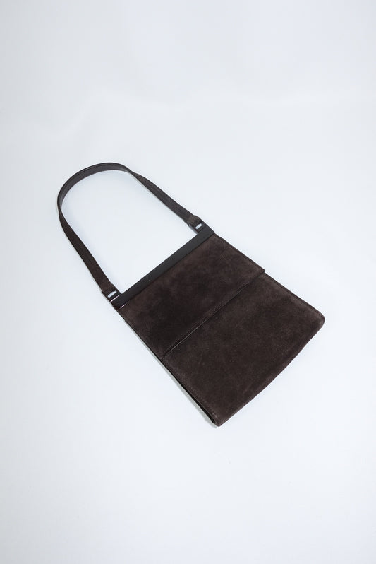 Gucci Brown Suede Vintage Mini Bag