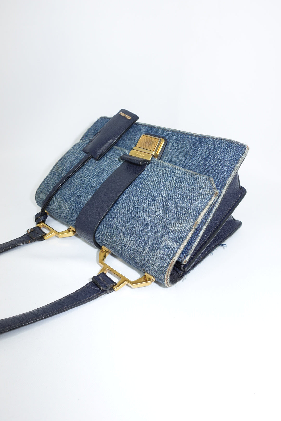 Miu Miu Denim Crossbody Bag