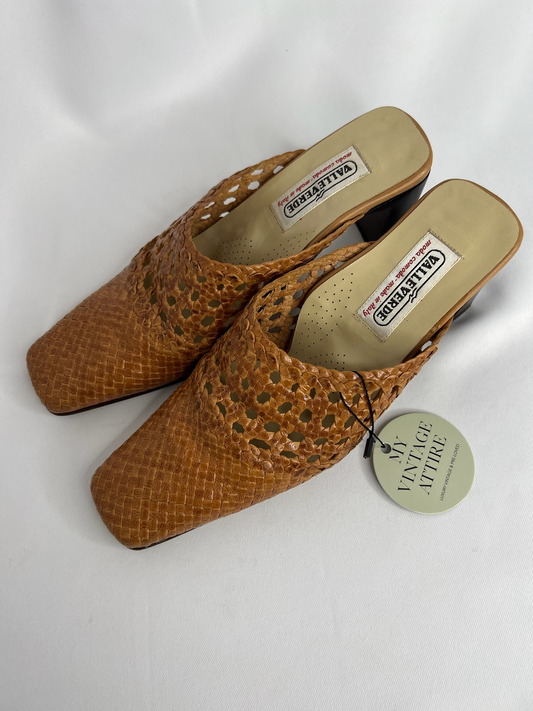 Vintage Valleverde Mules 38