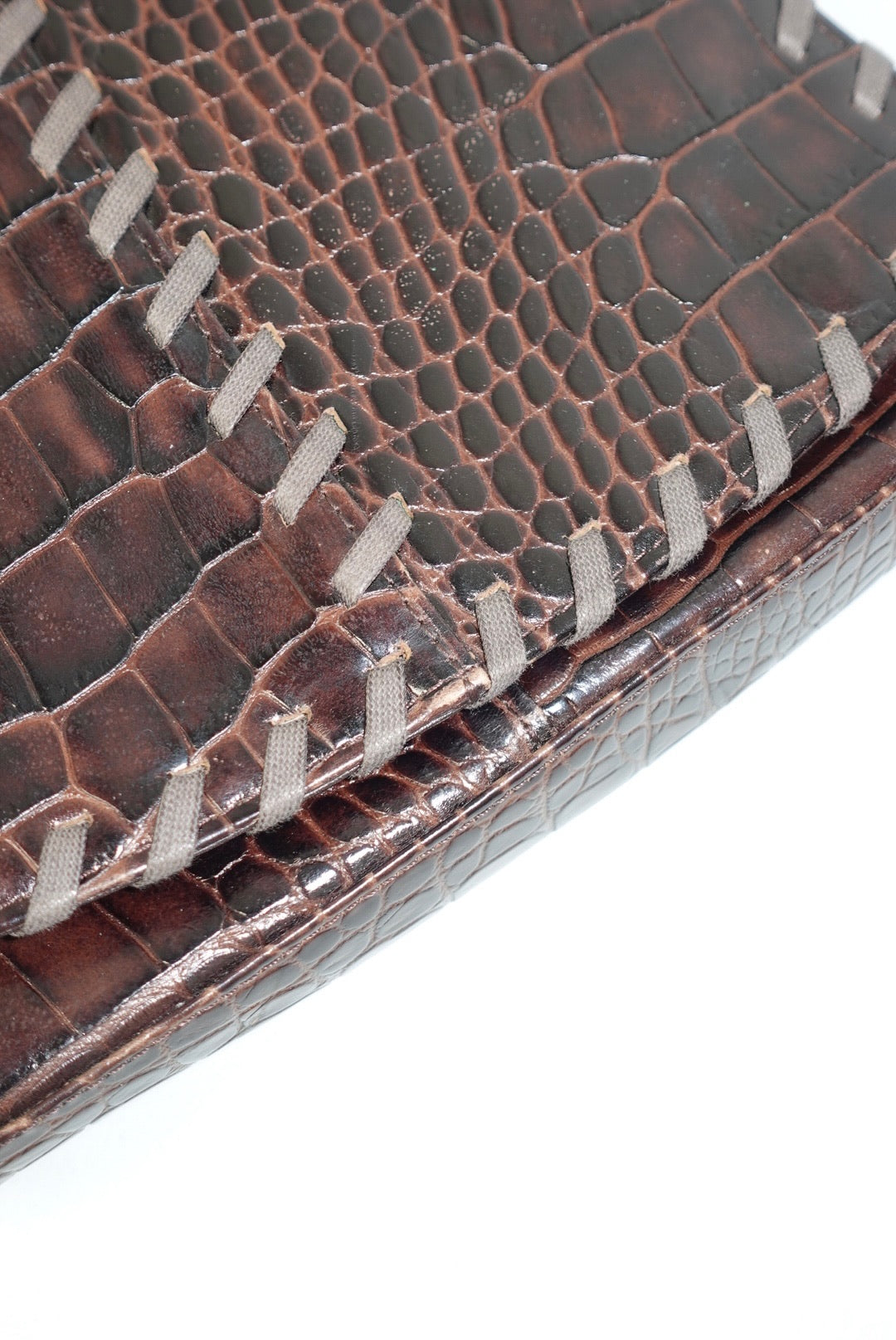 Yves Saint Laurent Crocodile Leather Vintage Bag