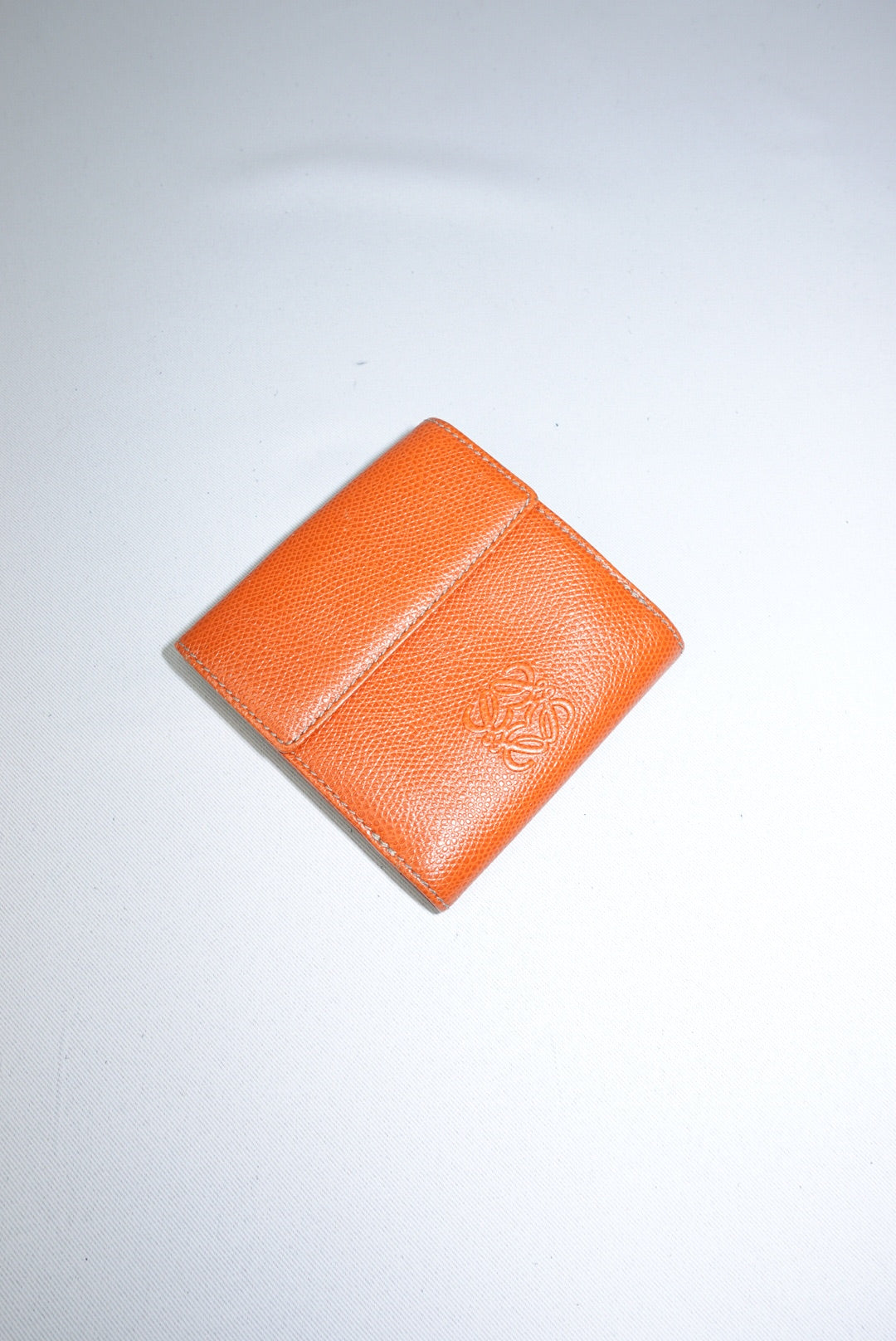 Loewe Orange Vintage Double Side Wallet