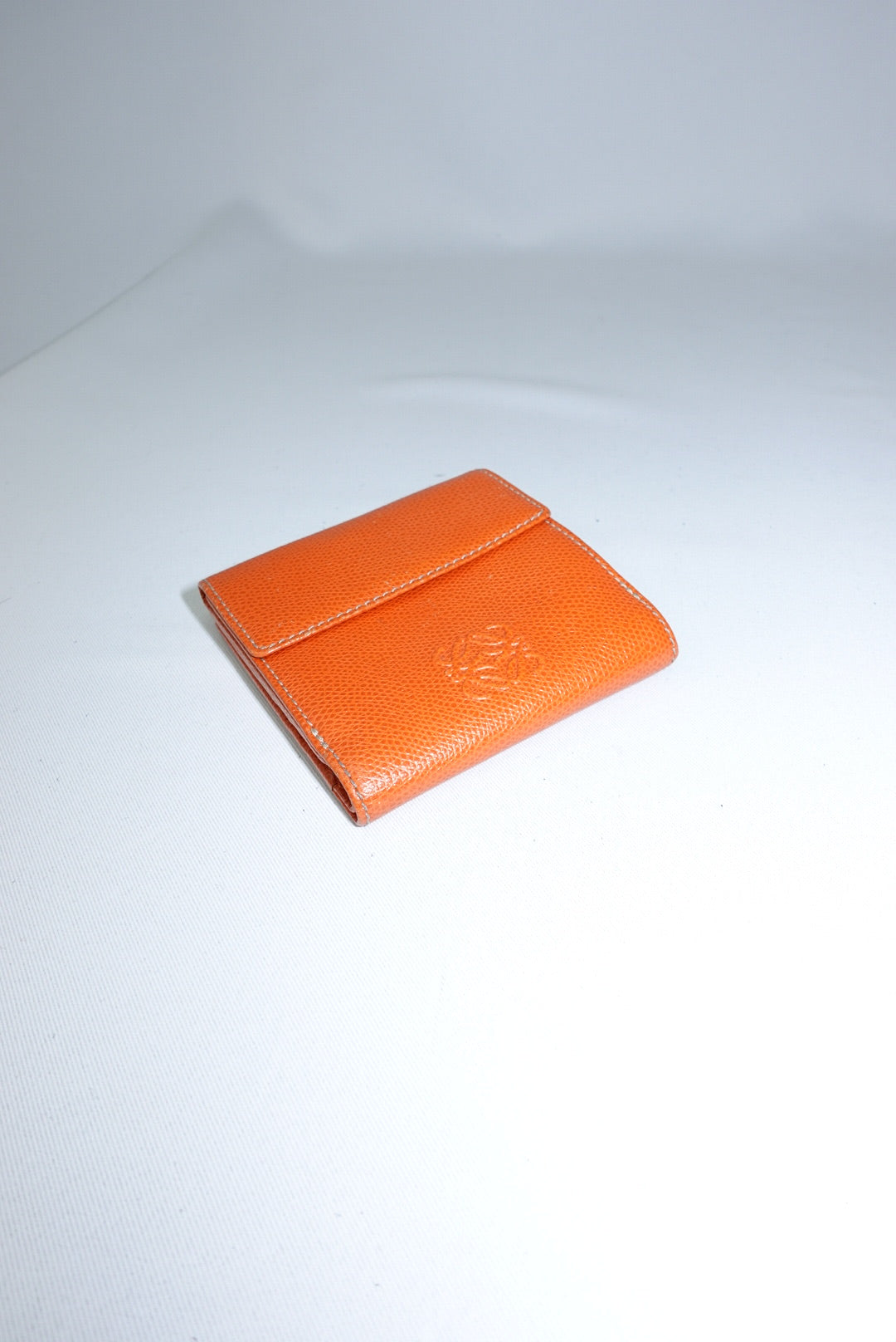 Loewe Orange Vintage Double Side Wallet