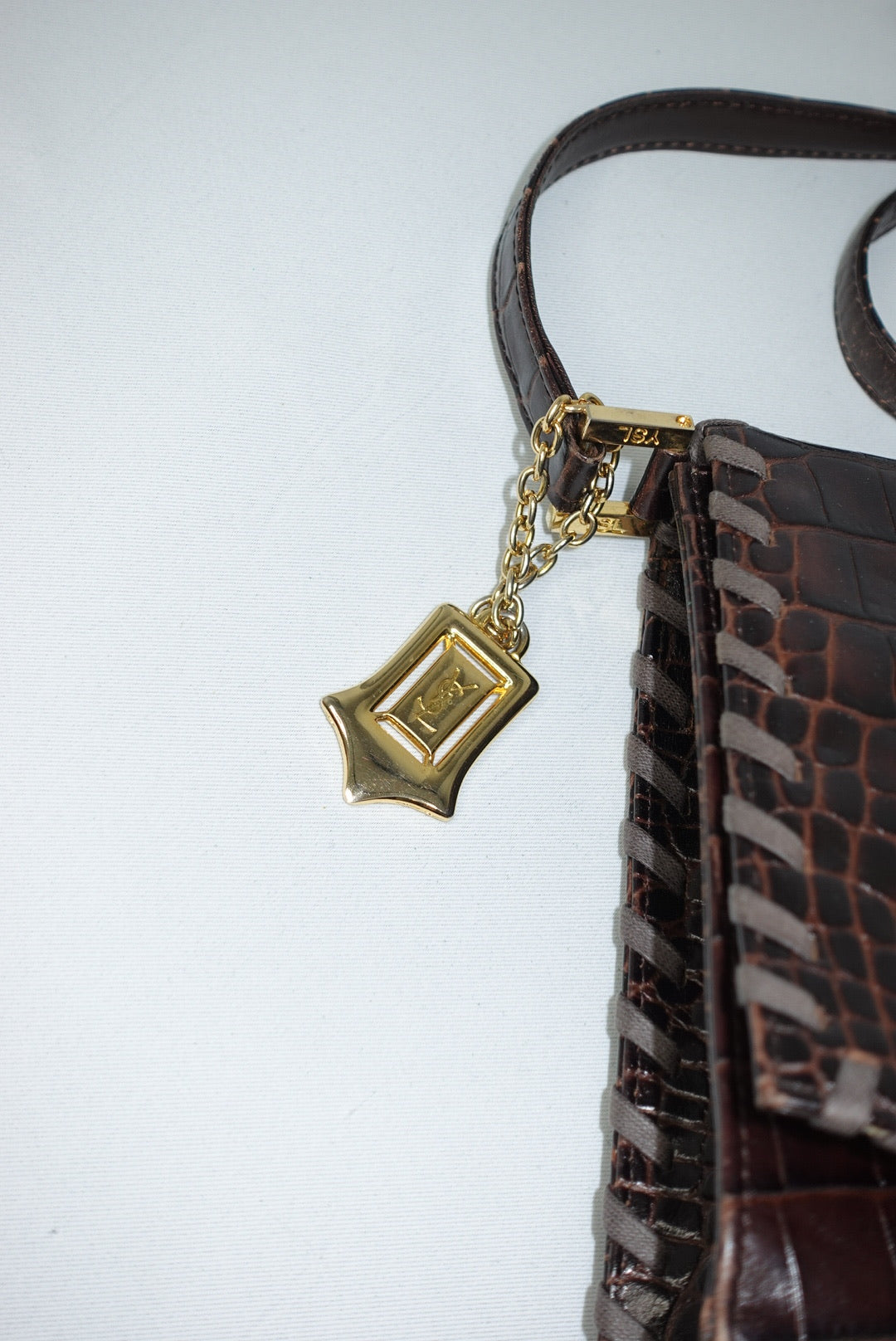 Yves Saint Laurent Crocodile Leather Vintage Bag