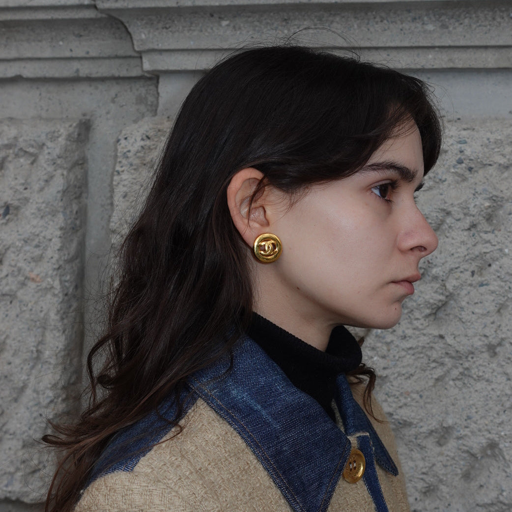 Chanel Gold plated Earrings