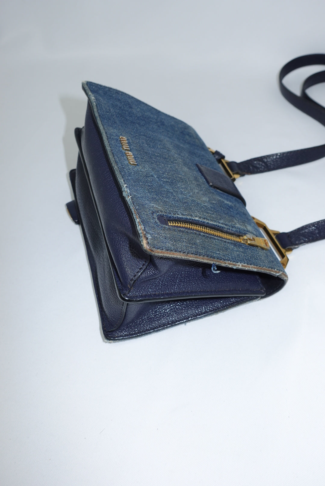 Miu Miu Denim Crossbody Bag