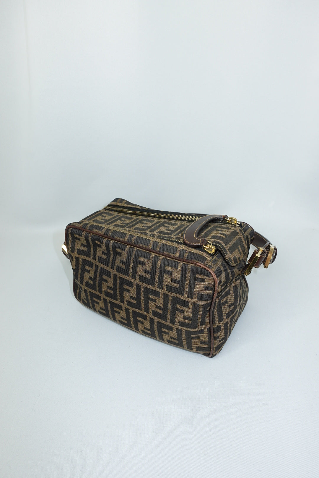 Fendi Monogram FF Zucca Messenger Bag