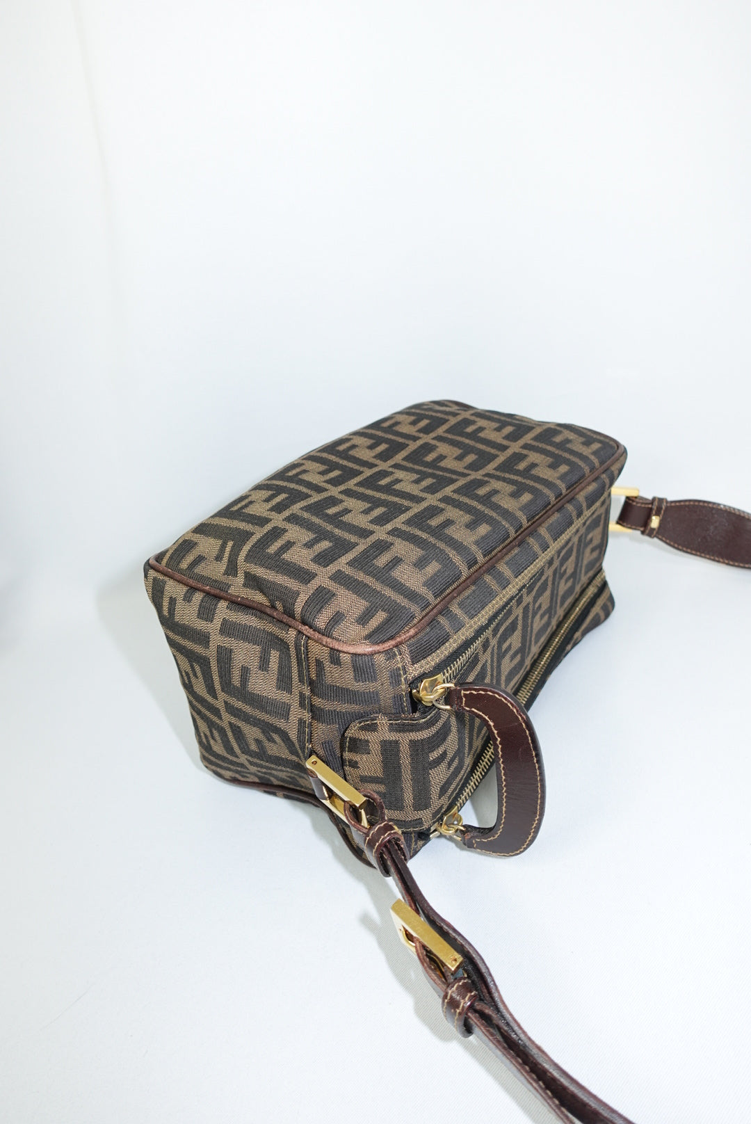 Fendi Monogram FF Zucca Messenger Bag
