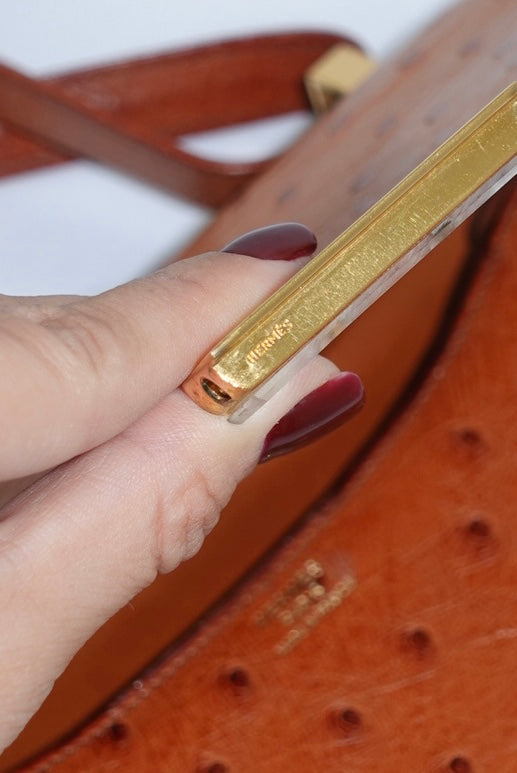 Rare Hermès Constance 24 Ostrich leather