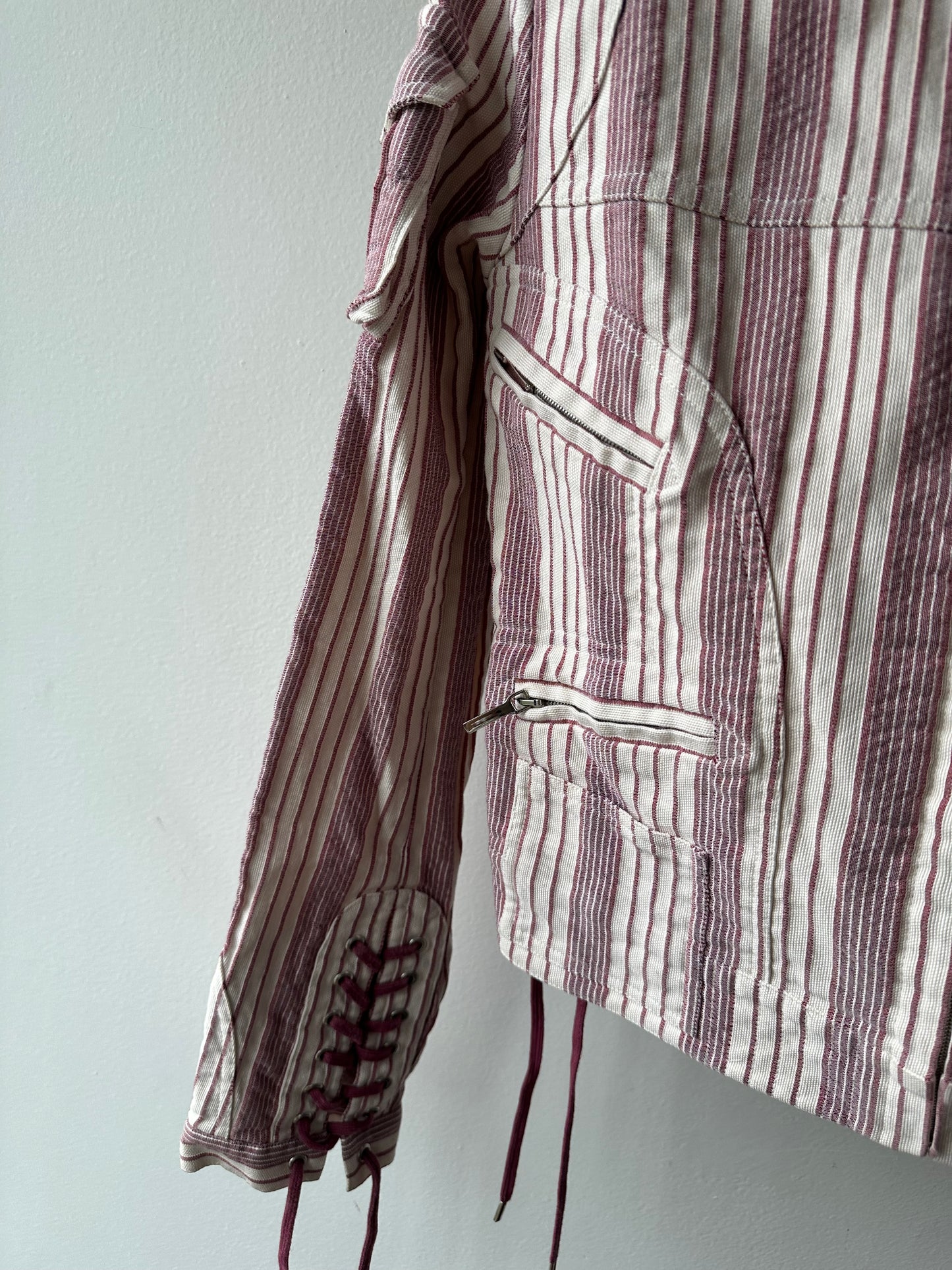 067. Christian Dior Striped Vintage Jacket