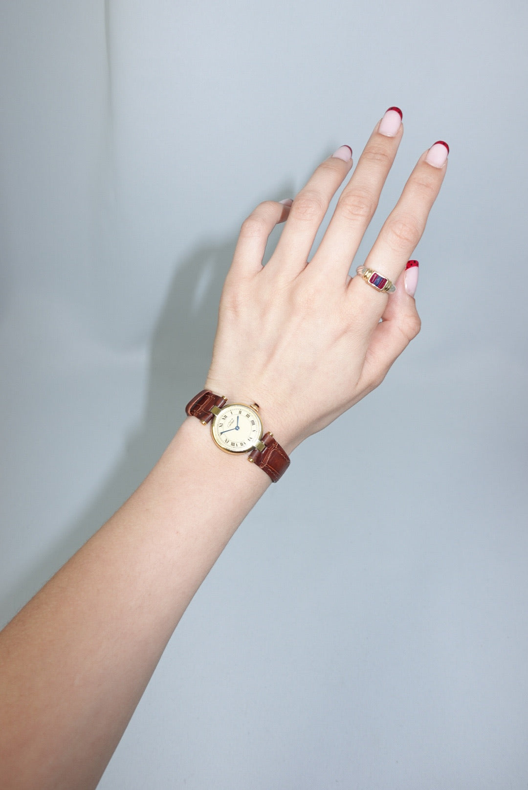 Cartier Must Vendôme 24mm Gold Toned Vintage Watch