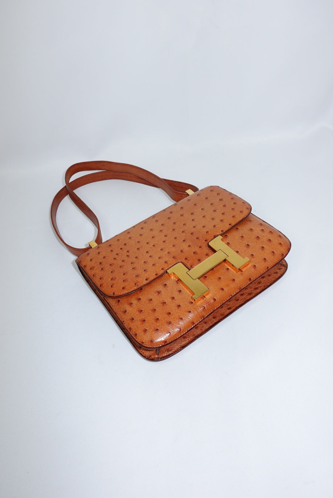 Rare Hermès Constance 24 Ostrich leather