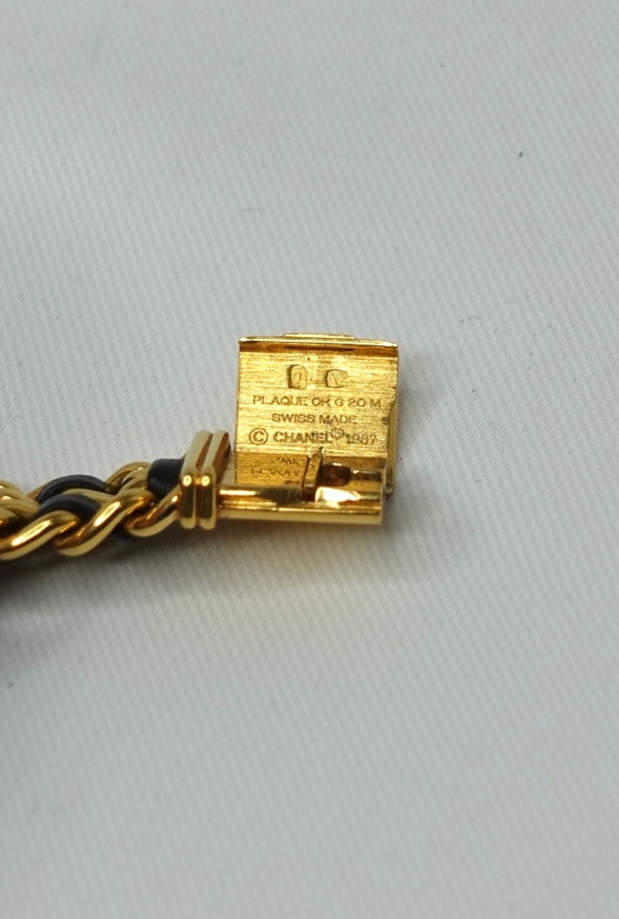 172. Chanel Vintage Watch Premiere L 20mm 1987