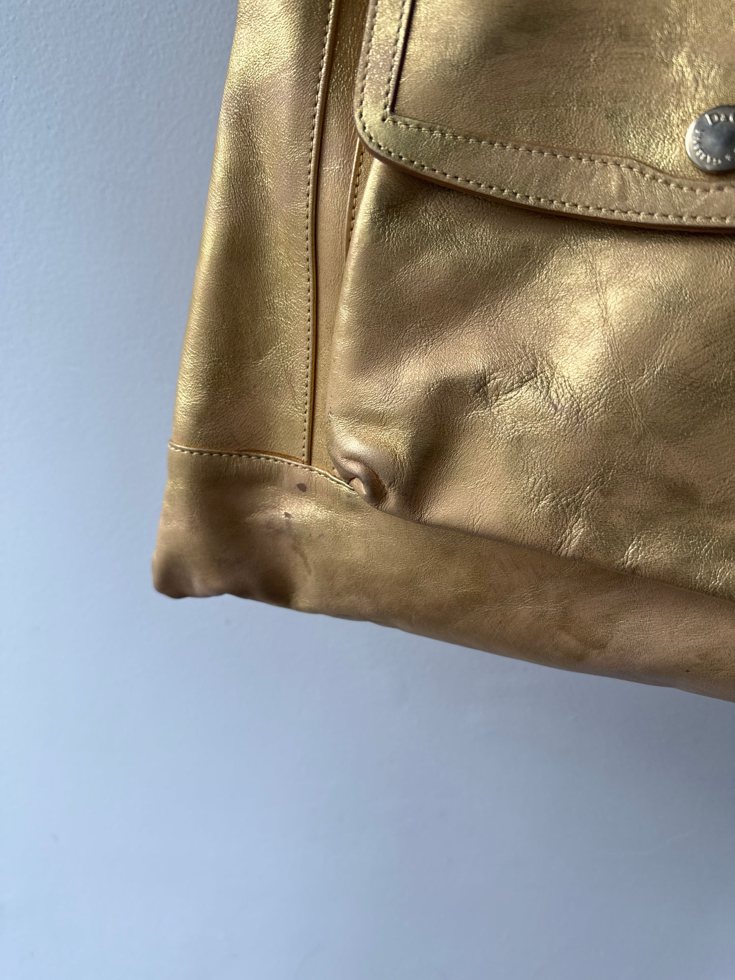 192. Dolce & Gabbana Gold Vintage Tote Bag