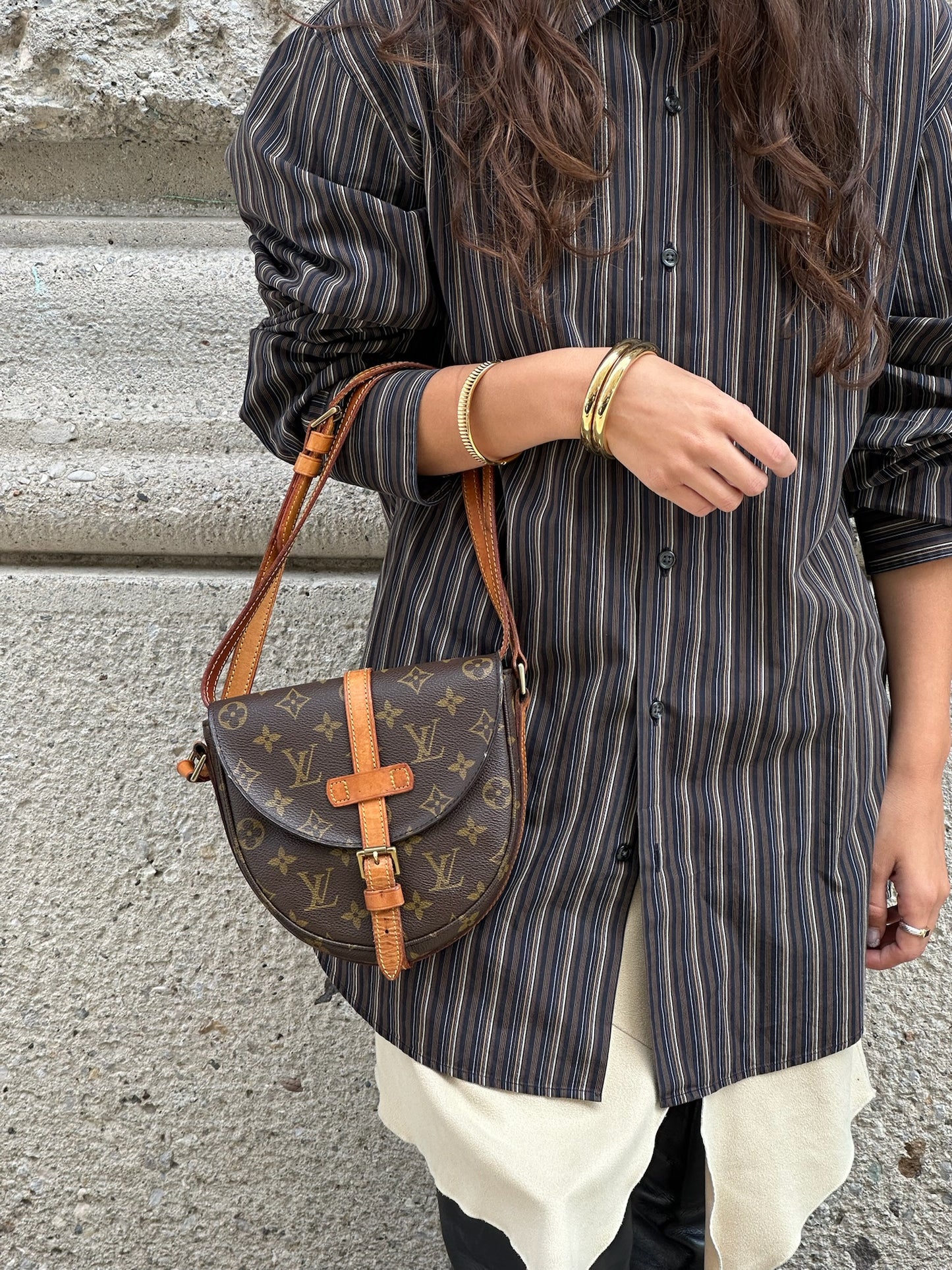 Louis Vuitton Bandolier Chantilly Monogram Crossbody Bag