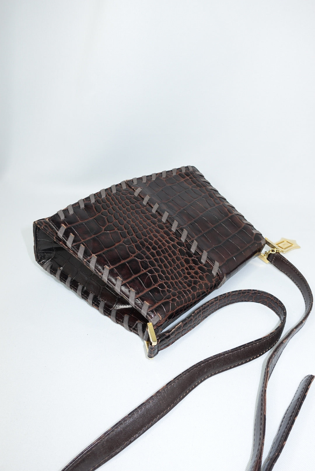 Yves Saint Laurent Crocodile Leather Vintage Bag