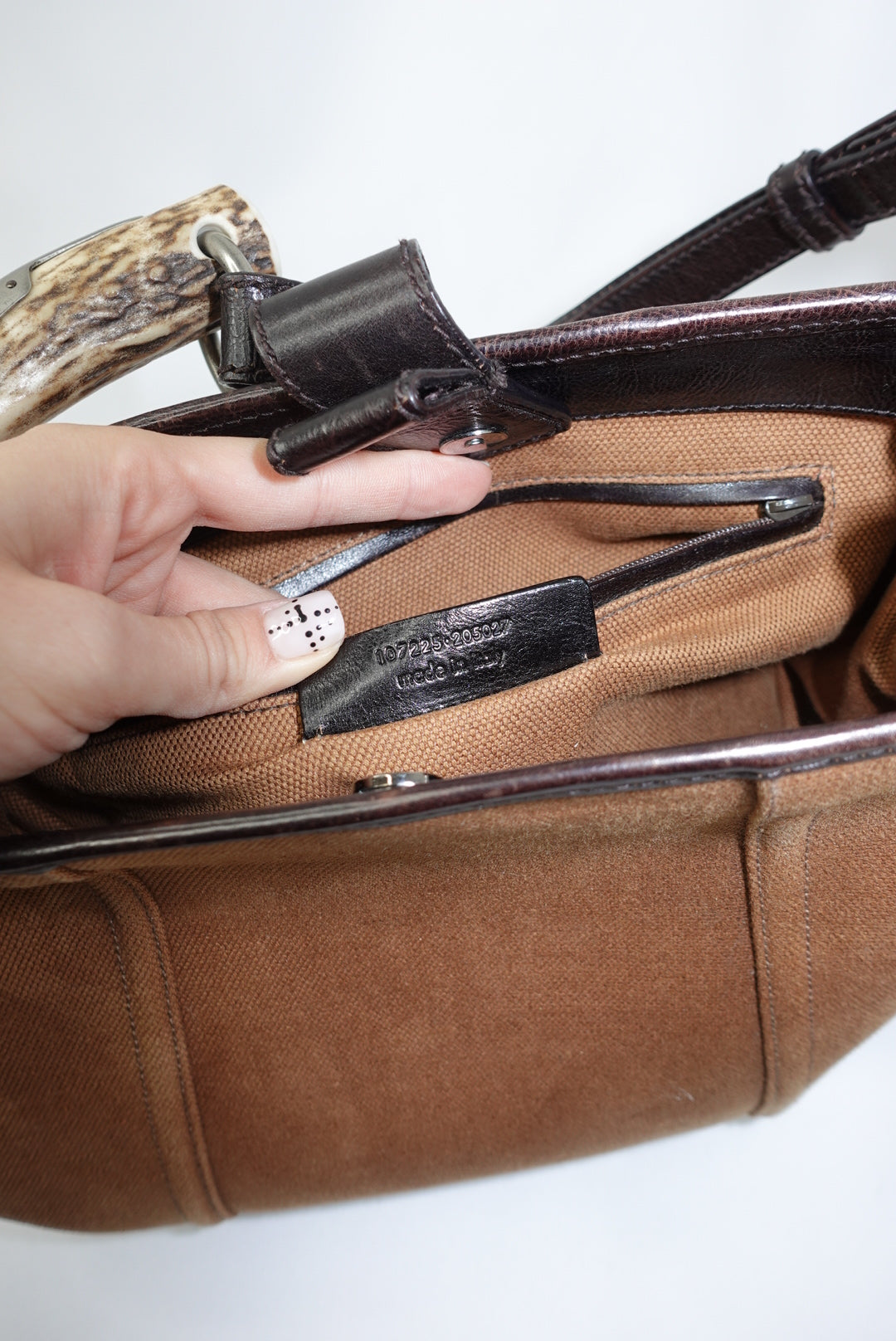 Yves Saint Laurent Mombasa Vintage Caramel Brown Tote Bag