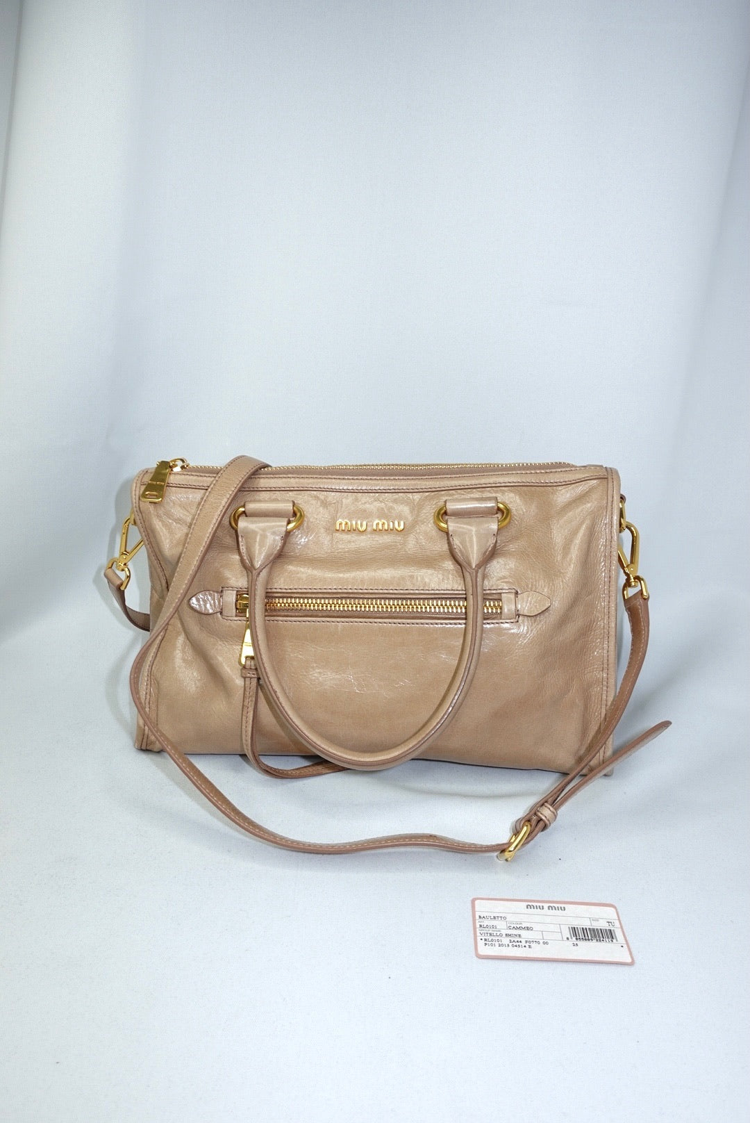 002. MIU MIU Bauletto Pale Pink