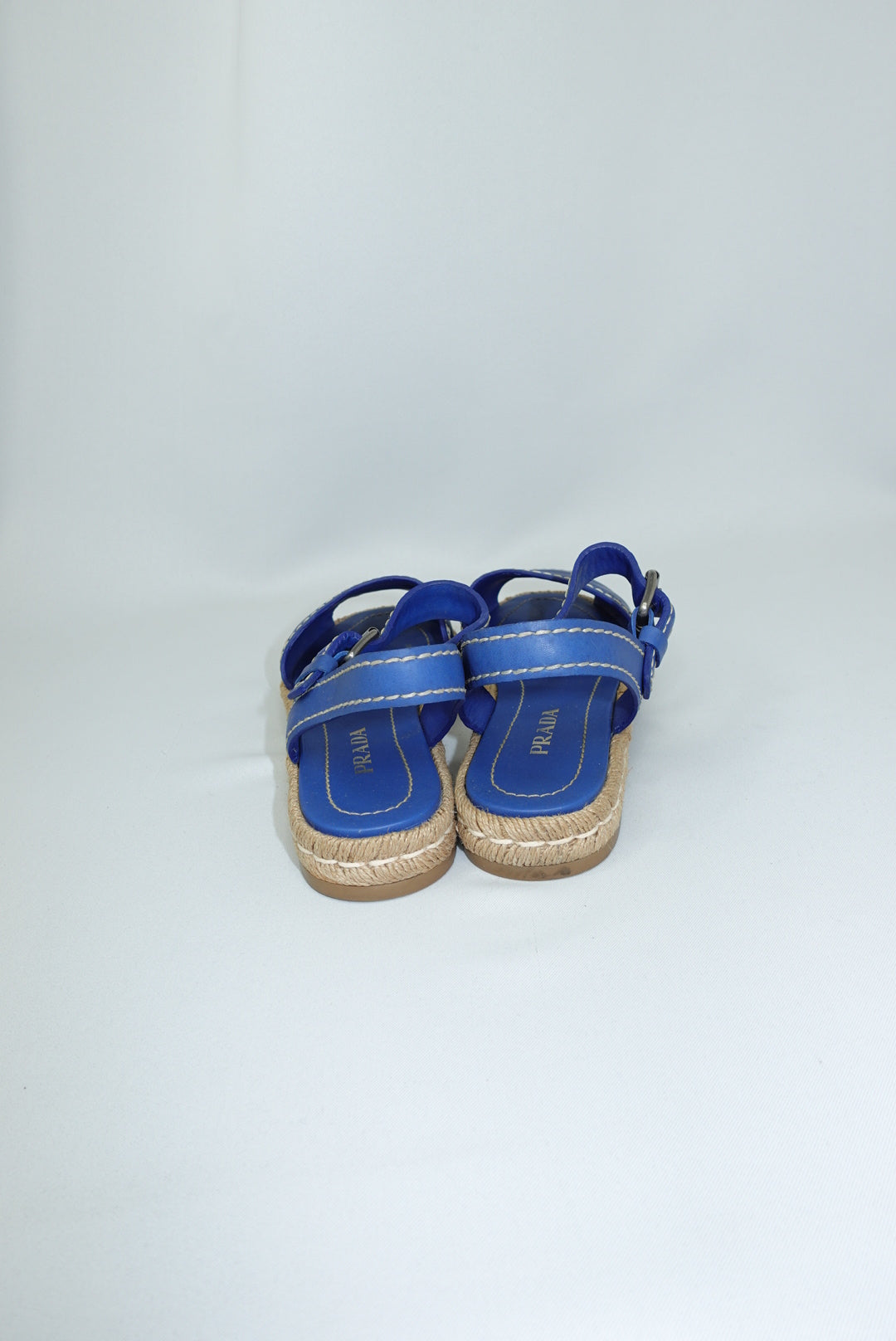 Prada Cobalt Blue Espardilles 40