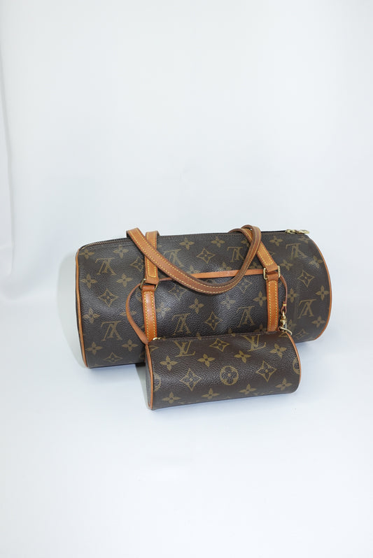 Louis Vuitton Vintage Papillon and Pochette in Monogram Canvas