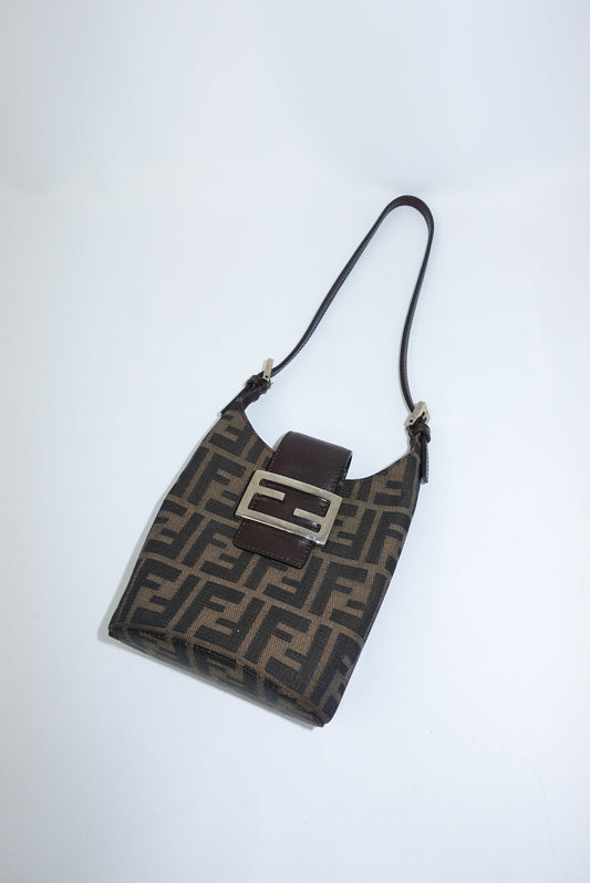 Fendi Monogram Zucca Vintage Bucket Bag