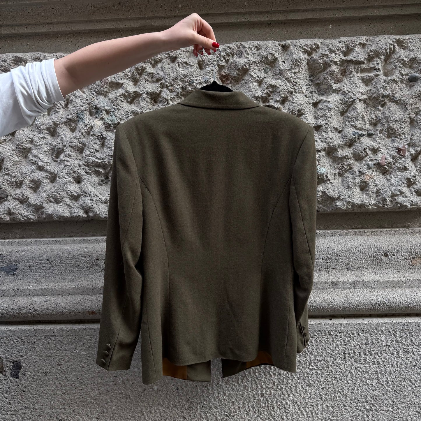 Military Green Vintage Tailored Blazer