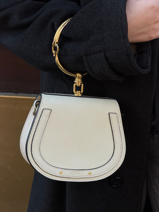 Chloé Cream Nile Bracelet Bag