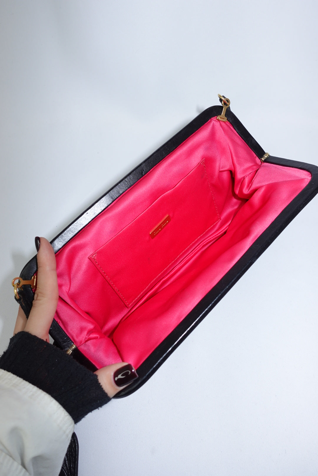 Miu Miu Black Coffer Pochette