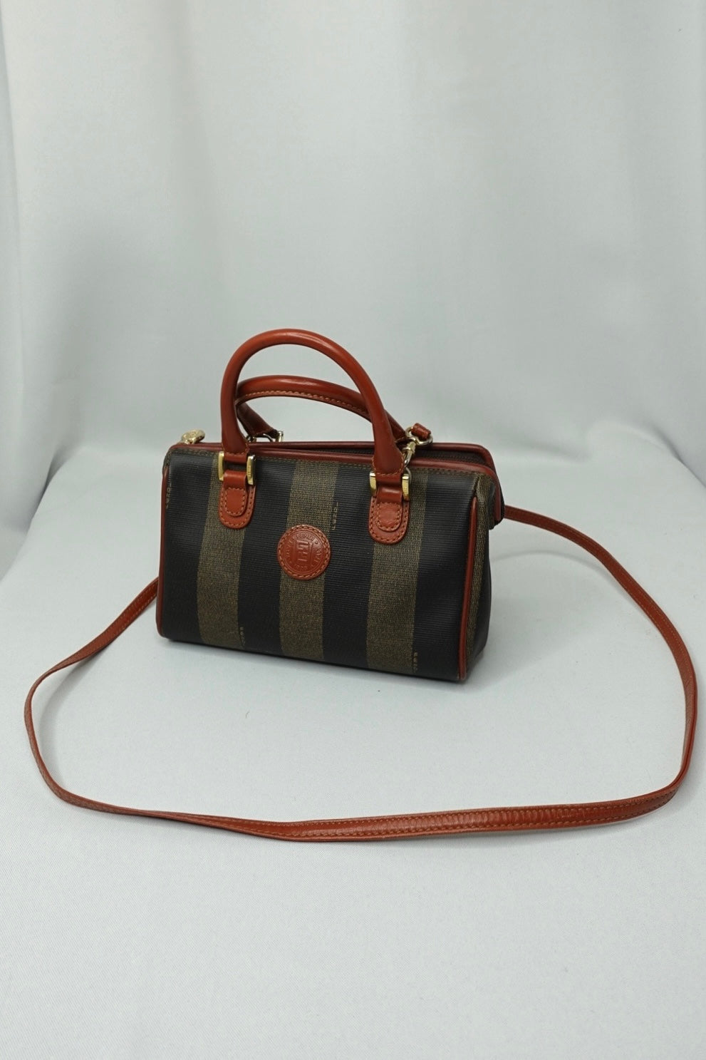 028. Fendi S.A.S Vintage Mini Bauletto