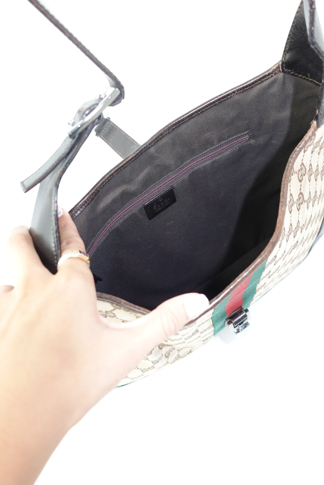 Gucci Vintage Jackie Brown Shoulder Bag