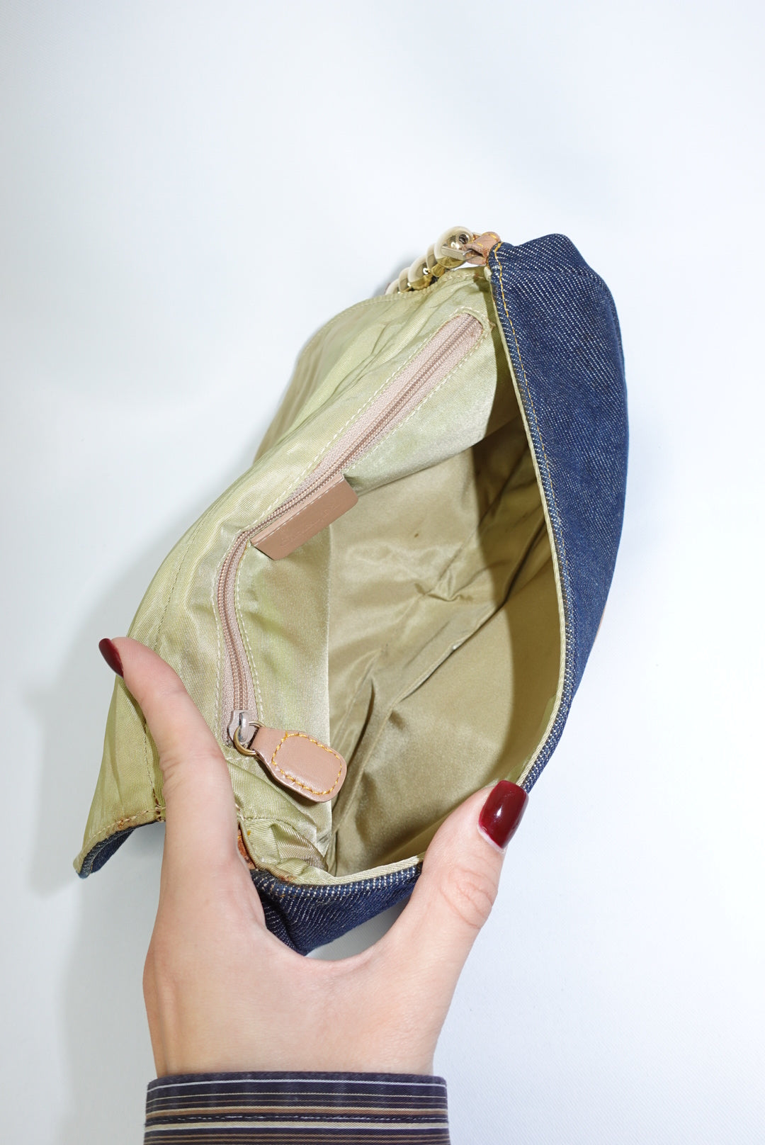 Christian Dior Malice Denim Shoulder Bag Y2K