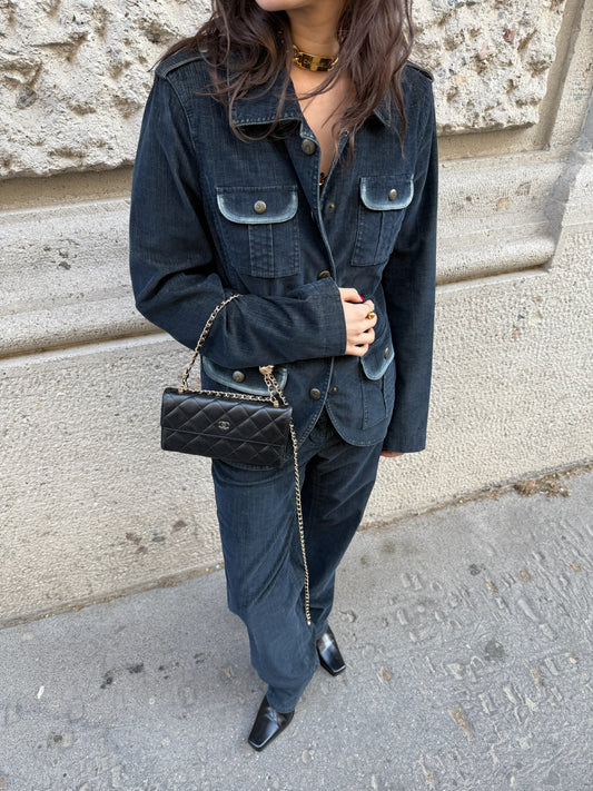 Blue Corduroy Vintage Set