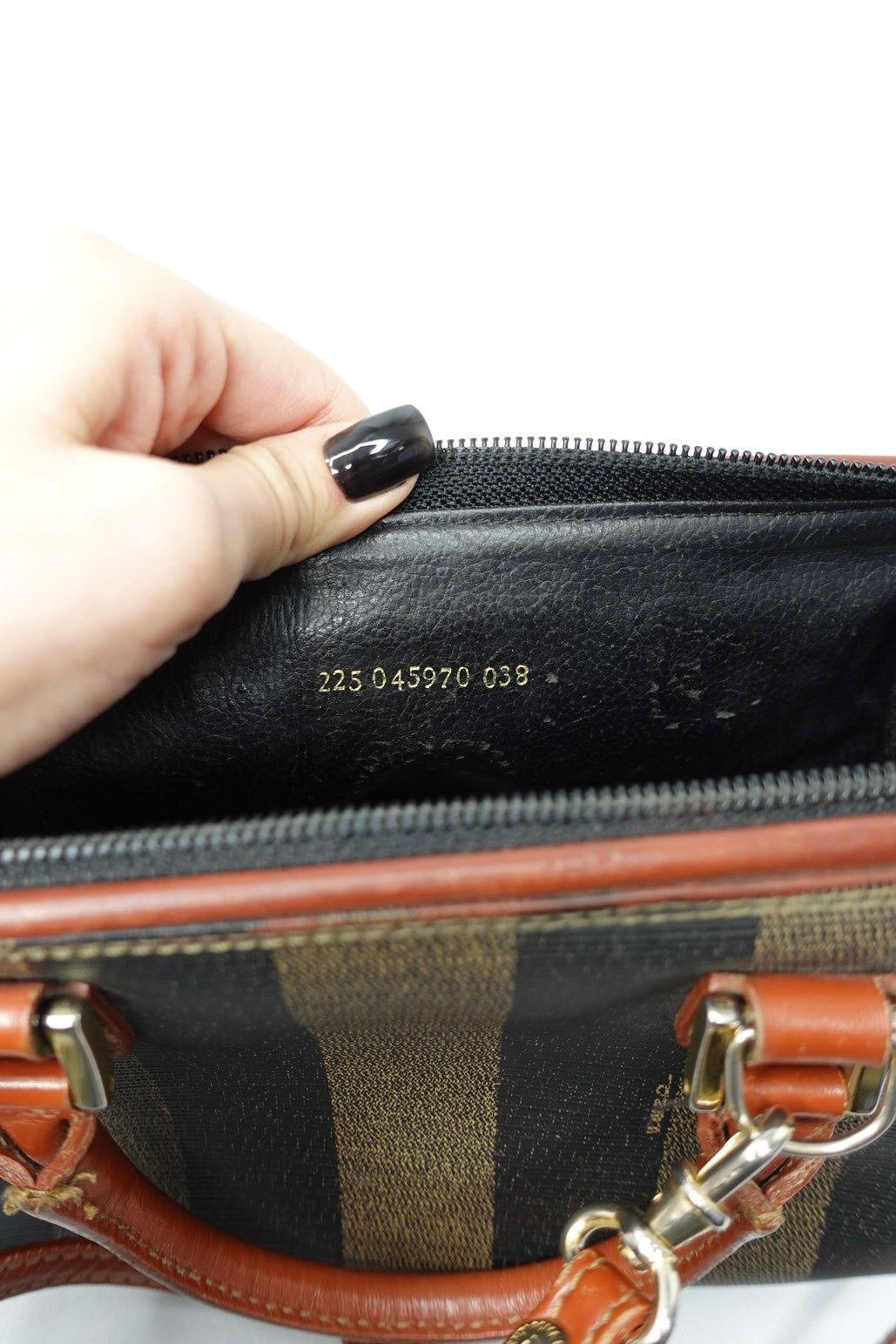 028. Fendi S.A.S Vintage Mini Bauletto