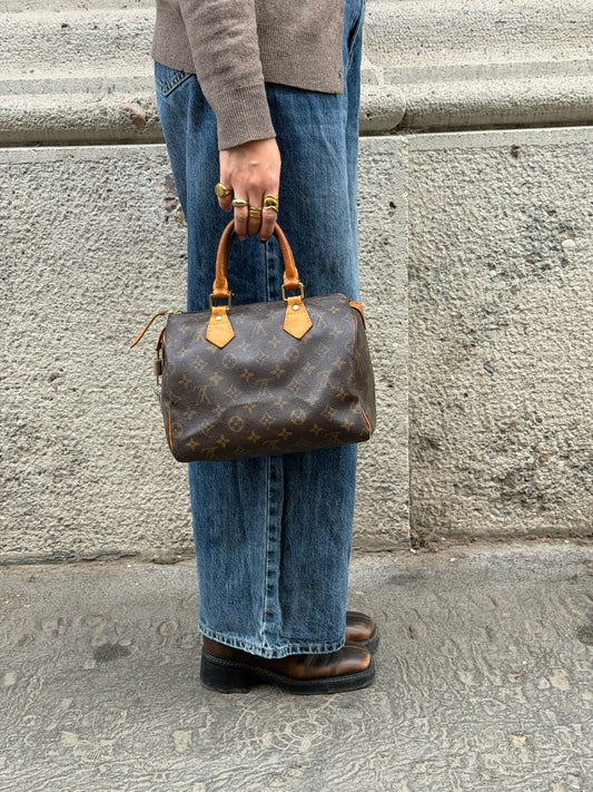 Louis Vuitton Speedy 25 Monogram Canvas Vintage Bag