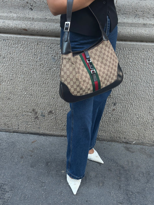 Gucci Vintage Jackie Brown Shoulder Bag