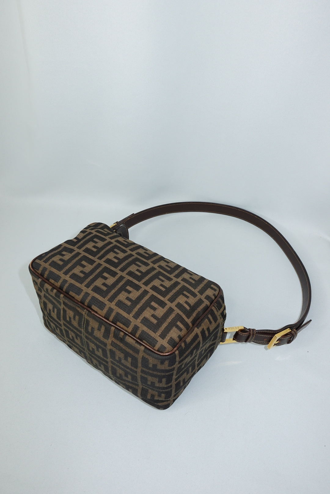 Fendi Monogram FF Zucca Messenger Bag