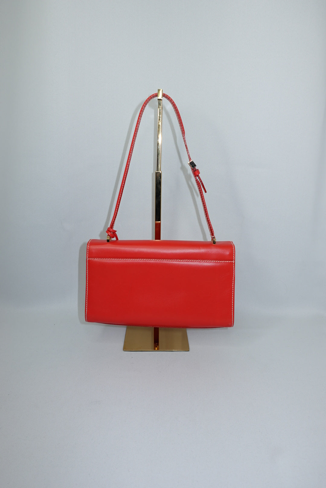 023. Ferragamo Vintage Lock Story Shoulder Bag